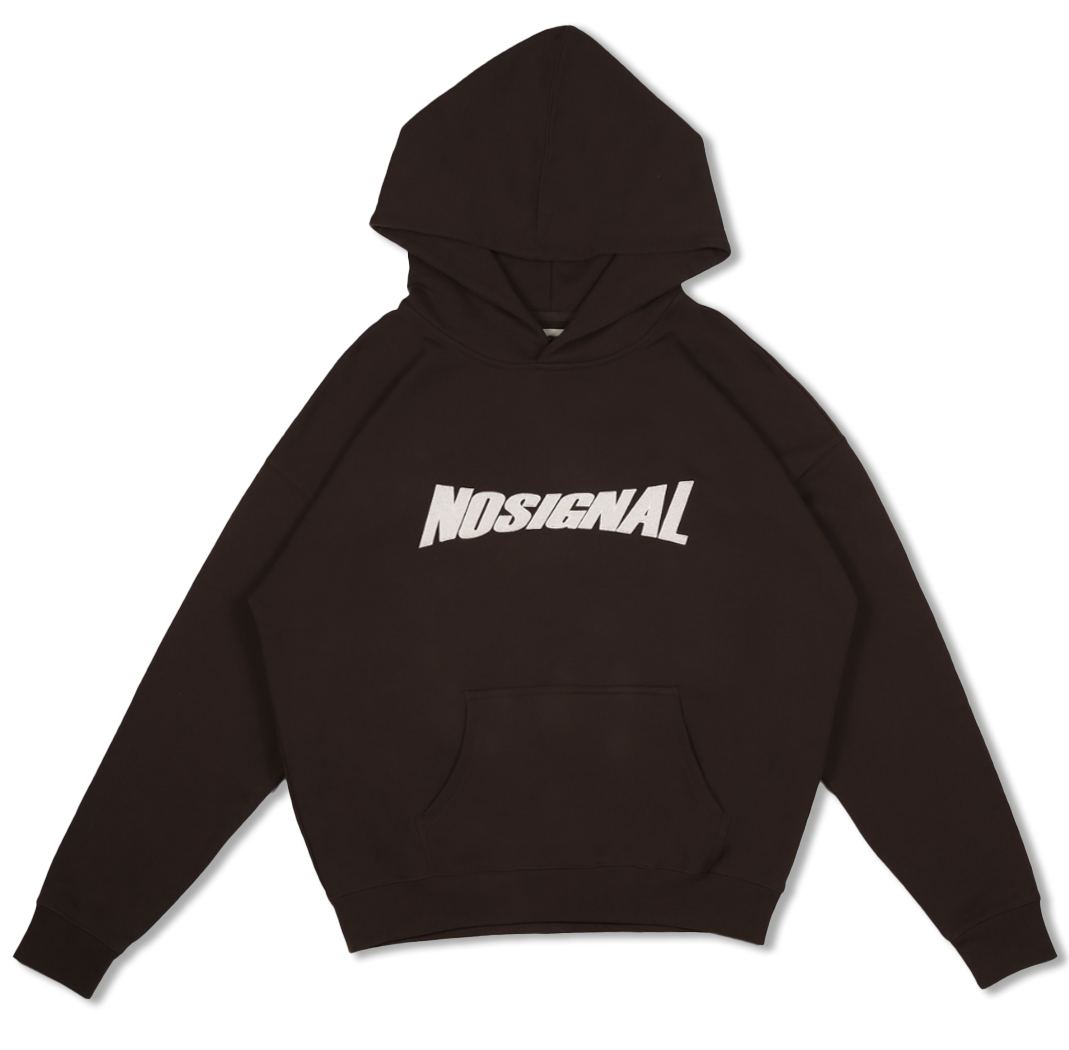 Brown Logo Hoodie