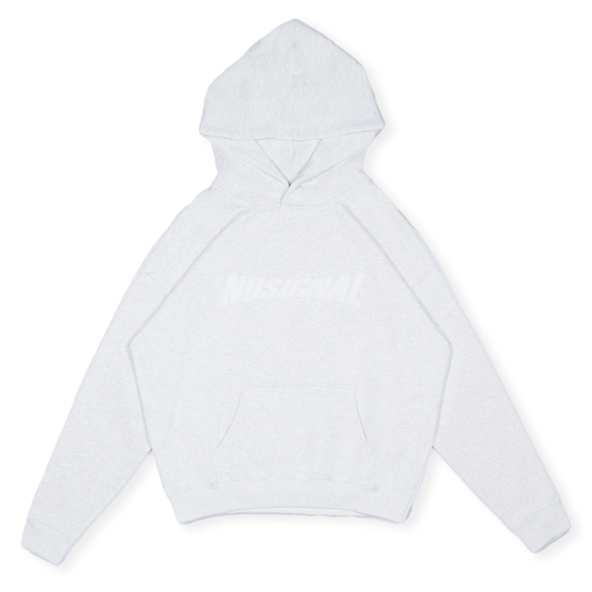 Heather Grey Logo Hoodie